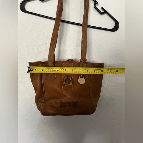 Vintage Dooney & Bourke brown leather bucket bag - Picture 11 of 14